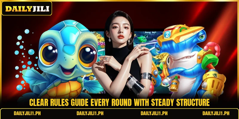 Clear rules guide every round with steady structure