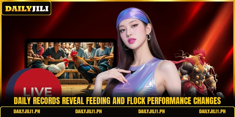 Daily records reveal feeding and flock performance changes