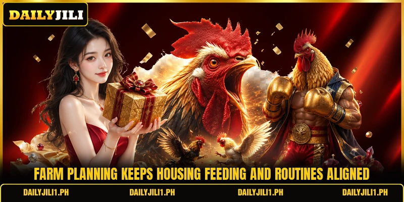 Farm planning keeps housing feeding and routines aligned