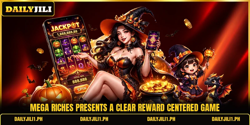 Mega Riches presents a clear reward centered game