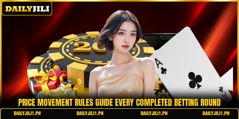 Price movement rules guide every completed betting round