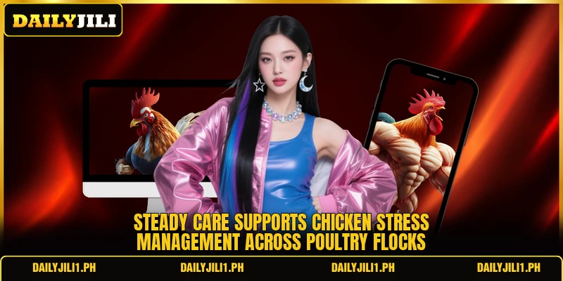 Steady care supports chicken stress management across poultry flocks